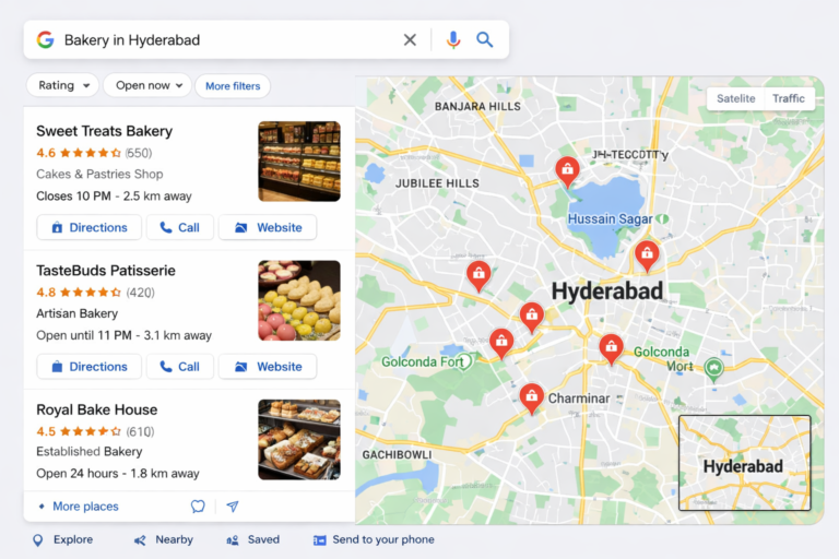 Google maps listing service in Hyderabad