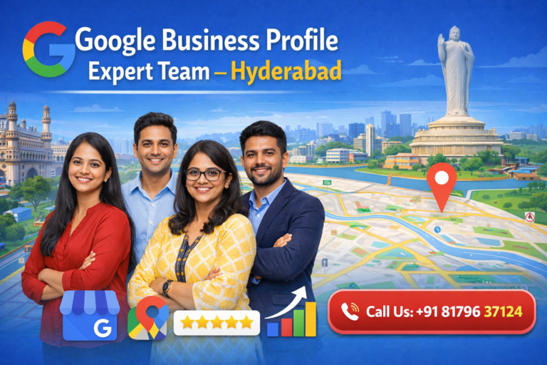 Google Business Profile team in Hyderabad - +918179637124