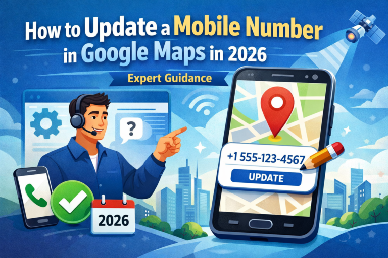 Mobile number update in Google Business Profile