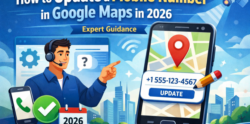 Mobile number update in Google Business Profile