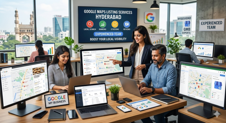 Google maps listing service in Hyderabad