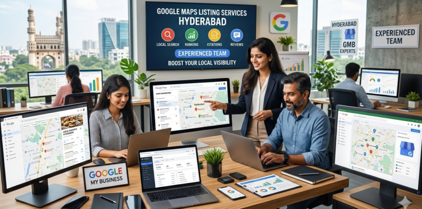 Google maps listing service in Hyderabad